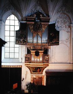 View of the Renaissance organ