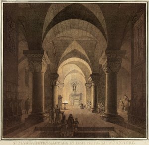 Chapel of Saint Margaret in the City of Nuremberg, from Collection of Memorable Medieval Buildings in Germany