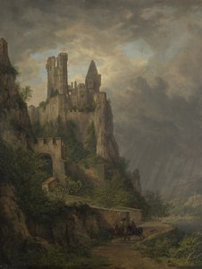 The Vautsburg on the Middle Rhine