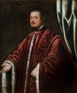 Portrait of Nicolo Da Ponte by Domenico Robusti Tintoretto