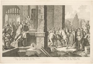 Military Procession Entering a Building (Triumphal Procession of Alexander the Great in Babylon series)