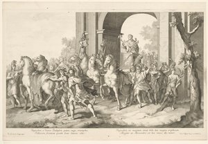 Military Procession with Alexander the Great on a Triumphal Chariot (Triumphal Procession of Alexander the Great in Babylon)