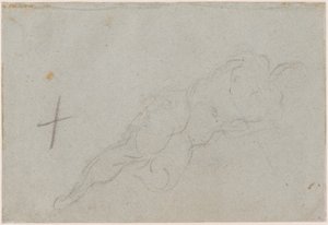 A Female Nude by Domenico Tintoretto