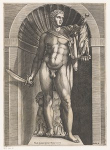 Sculpture of a Warrior by Domenico Vito