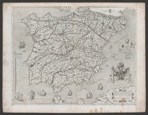 Hispaniae Descriptio (1560) by Domenico Zenoi