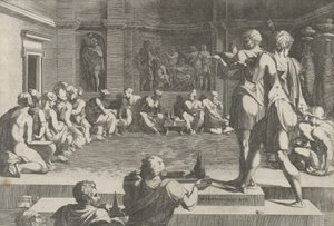 The Banquet of Alexander by Domenico del Barbiere