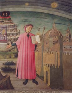 Dante reading from the Divine Comedy (detail)