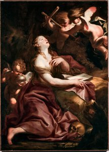 Saint Mary Magdalene by Domenico Piola by Domenico the Elder Piola