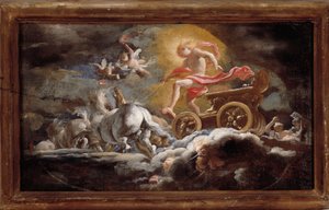 The Chariot of the Sun (Painting by Domenico Piola)