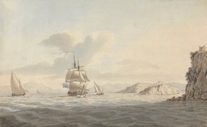 Agropoli, The Temples of Paestum, and the Bay of Salerno by Dominic Serres