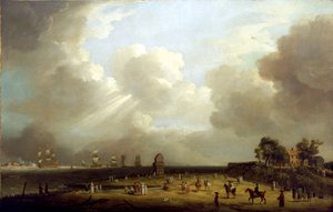 The Arrival of Princess Charlotte in Harwich, September 1761 by Dominic Serres