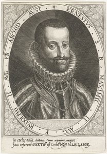 Portrait of Archduke Ernest of Austria, 1553-1595, ca 1595-1597 by Dominicus or Custodis Custos