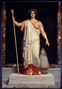 Allegory of the French Republic by Dominique Papety (1848) by Dominique Louis Papety