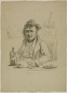 Portrait of Lantara in the Role of Joly, from Le Peintre au Cabaret by Dominique Vivant Denon