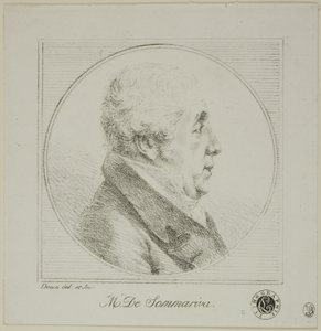Profile Portrait of Monsieur de Sommariva by Dominique Vivant Denon