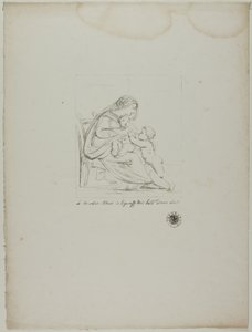 Seated Virgin by Dominique Vivant Denon
