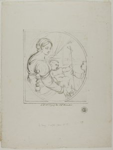 Virgin in a Chair by Dominique Vivant Denon