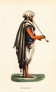 Moorish Merchant with Tobacco Pipe, Algeria by Doms Doms