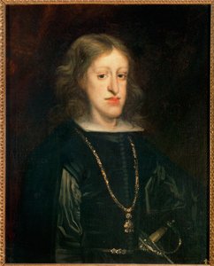 King Carlos II, painted 1673