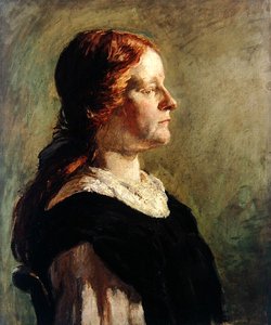 Portrait of a Girl with Red Hair by Donald Graeme MacLaren