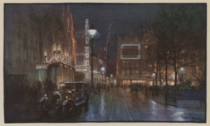 The Dazzle of Leicester Square by Donald Maxwell