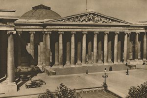 Colonnaded Front of the British Museum on the Site of the Old Montague House, c1935 by Donald McLeish