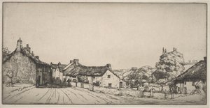 A Devonshire Village by Donald Shaw MacLaughlan