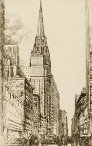 Chicago, the Cathedral by Donald Shaw MacLaughlan