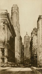 Chicago, the Heart of Chicago (Evening) by Donald Shaw MacLaughlan