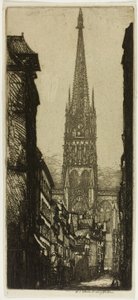 La Flèche, Rouen by Donald Shaw MacLaughlan