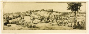 Landscape, Brittany by Donald Shaw MacLaughlan