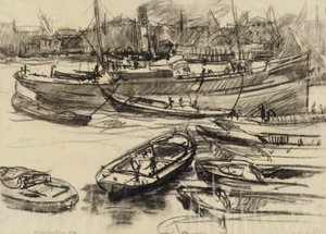 London in the Pool by Donald Shaw MacLaughlan