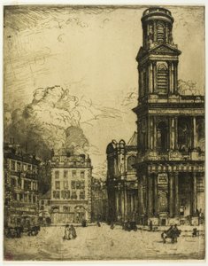 Saint Sulpice, Paris: The Great Tower by Donald Shaw MacLaughlan