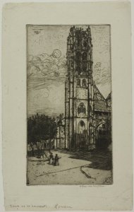 Tour St. Laurent, Rouen by Donald Shaw MacLaughlan