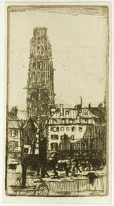 Butter Tower, Rouen by Donald Shaw MacLaughlan