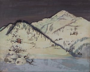 The Man in the Snow by Donatella Merlo