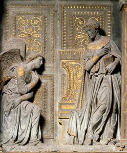 Annunciation (detail) by Donatello