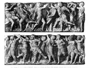 Dancing Putti Panel by Donatello