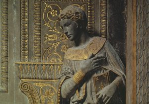 The Cavalcanti Annunciation (detail) by Donatello