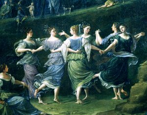 Dancers (detail) by Donato Creti