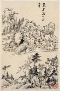 Landscapes After Old Masters by Dong Qichang