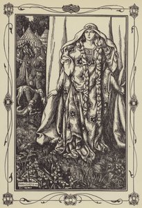 At the door of one stood a lady by Dora Curtis