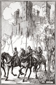 Sir Galahad at the Abbey by Dora Curtis