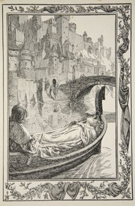 The Barge Floated Down the River, illustration from 