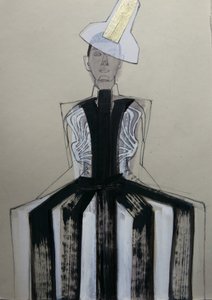 Avant-Garde Fashion Portrait