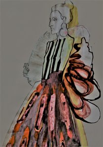 Dramatic Fashion Illustration
