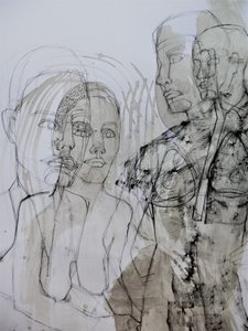 Layered Human Figures