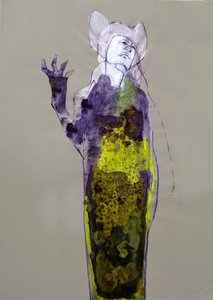Mysterious Purple Figure