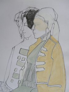 Overlapping Female Profiles