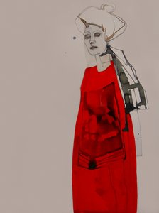 Red Dress Woman